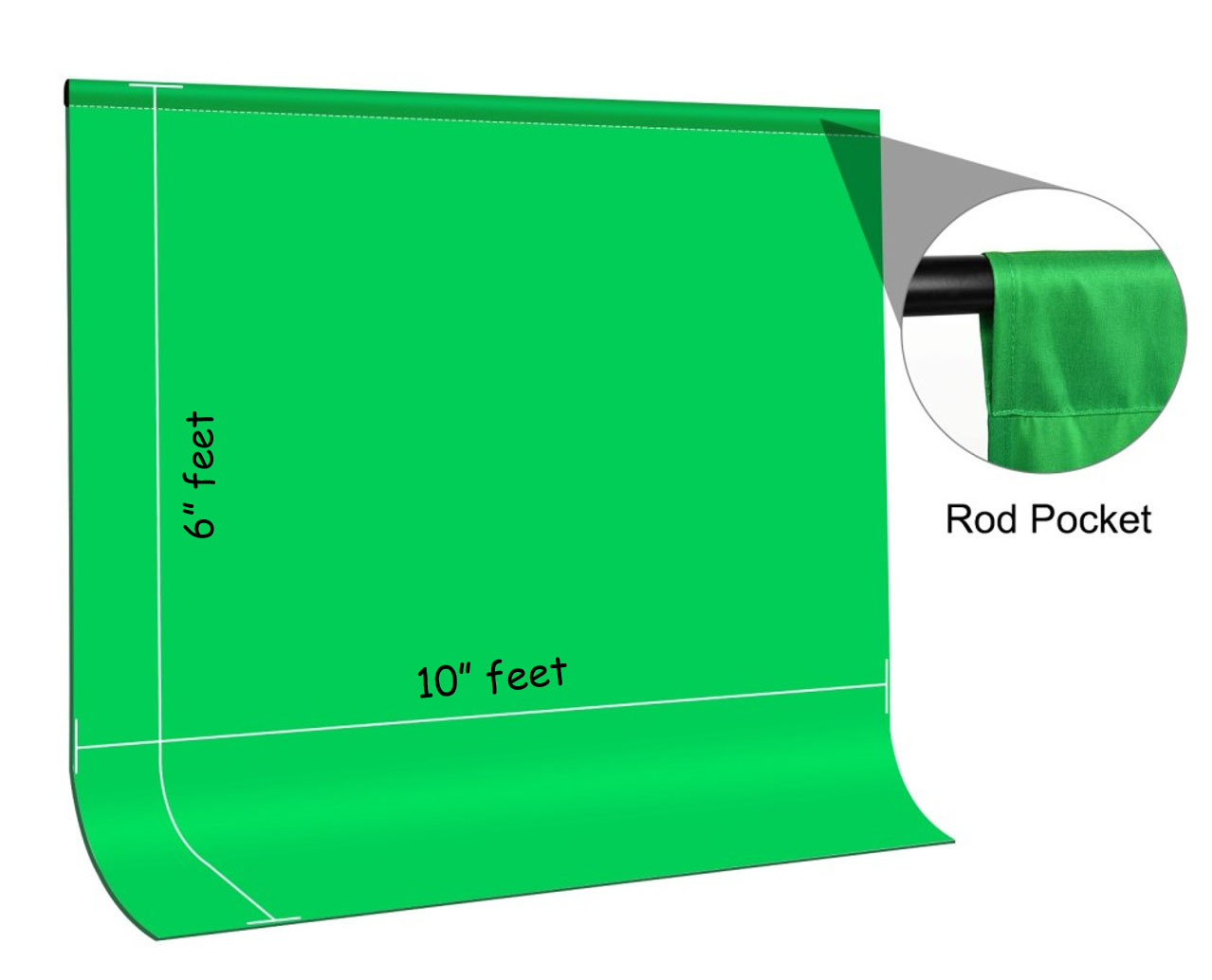Green Screen Background For Photography without stand