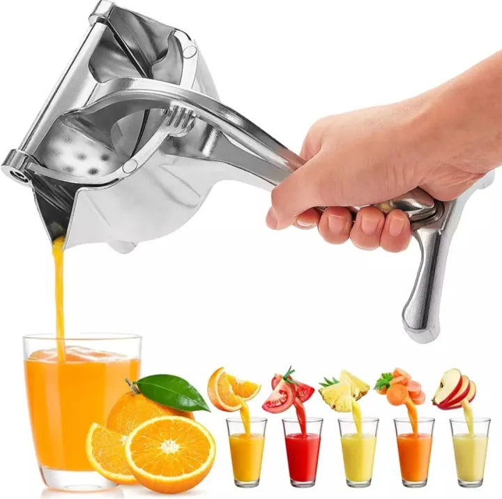 Fruit Press Manual Juicer Hand Juice Press Squeezer Fruit Juicer Extractor Heavy Duty Eco juicer is made from high-quality aluminum alloy