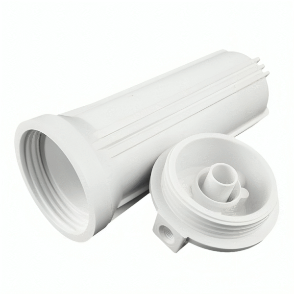 Water Purifier 10 inch Clear Housing for Ro System , 1/4 inch Inlet (With 1 Piece PP Filter ) Complete - Image 4