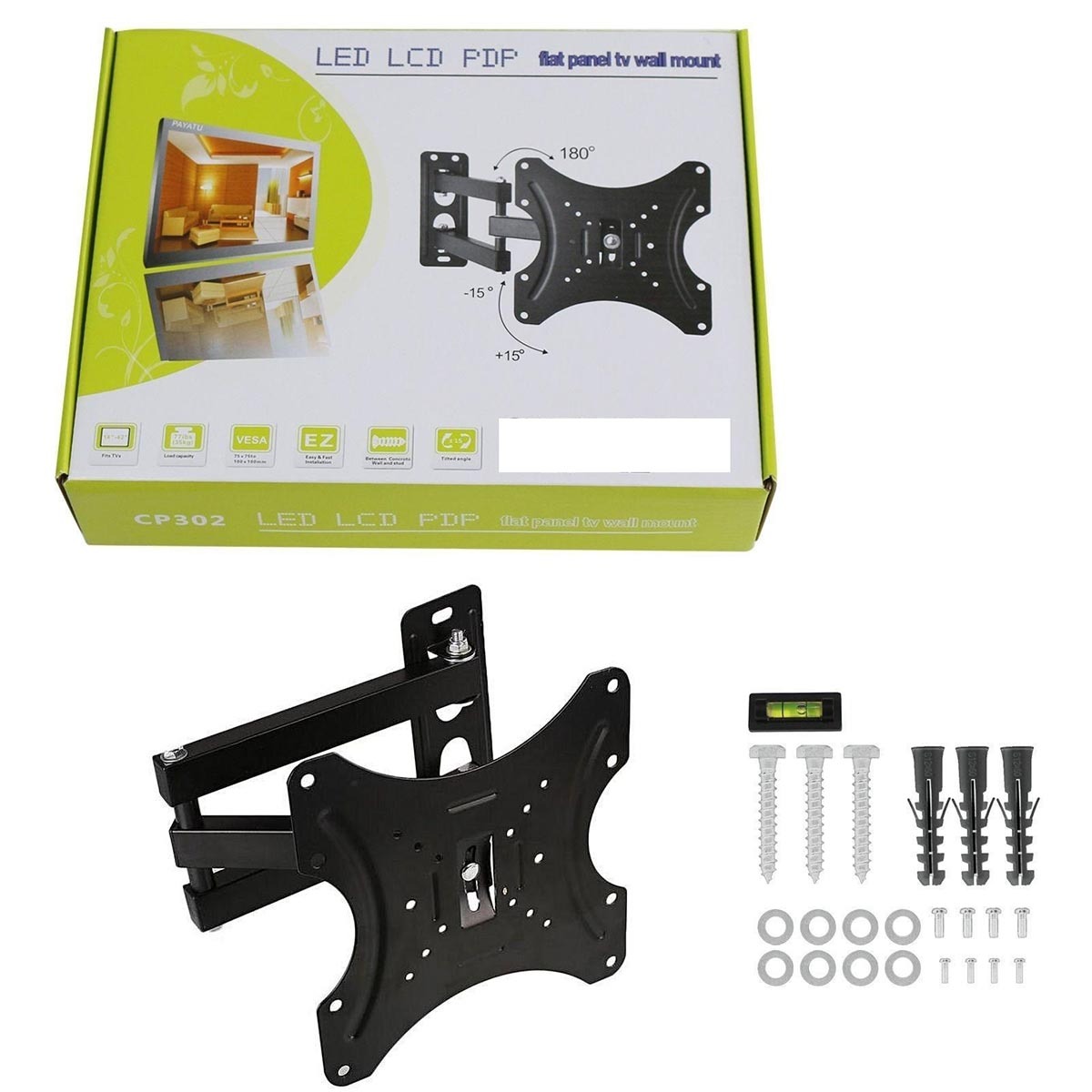 Moving TV Wall Mount Stand, Wall TV Stand 14′ to 42 Big Size