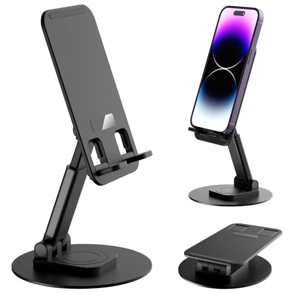 Full Metal Desktop Bracket Holder – Adjustable Mobile Stand for 4-12 Inch Phones - Image 3