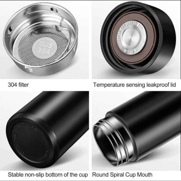 Smart Cup Flask With LED Temperature Display Hot and Cold Mode
