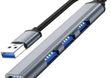 Product details of Doomhot Usb Hubs 4 Port Usb 3.0 Hub Super Speed 5Gbps Usb Ports Converter Cable Adapter Micro Usb Power Pc Computer Accessories With Otg Function For Desktop Laptop Pc Product details of USB Hubs 4 Port USB 3.0 Hub Super Speed 5Gbps USB Ports Converter Cable Adapter Micro USB Power PC Computer Accessories with OTG Function for Desktop Lap-top PC Name : USB 3.0 HUB Color : Gray Connector : USB / Type-C Size: 8.3*1.7*0.7cm Port : 4 Ports Weight : 35g HIGH SPEED TRANSFER: USB 3.0, 10x faster than USB 2.0, up to 5Gbps transfer rate. Compatible with USB 2.0 and 1.1 specifications. 4 USB PORTS: USB port for keyboard, mouse, printer, hard drivers and more USB devices,convenient for your life. OTG FUNCTION: Mobile phone becomes computer, transfer video, music, and photos to the phone and enjoy it. WIDE COMPATIBILITY: Compatible with Fully plug and p #USBHub