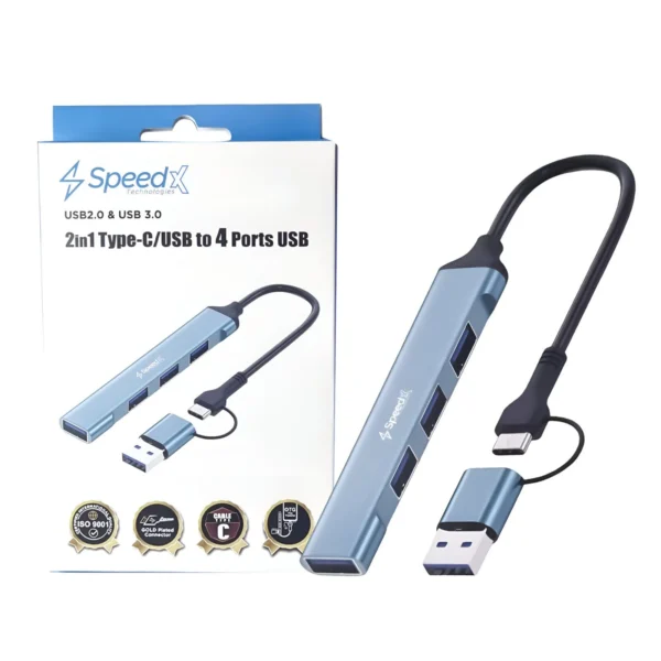 Product details of Doomhot Usb Hubs 4 Port Usb 3.0 Hub Super Speed 5Gbps Usb Ports Converter Cable Adapter Micro Usb Power Pc Computer Accessories With Otg Function For Desktop Laptop Pc Product details of USB Hubs 4 Port USB 3.0 Hub Super Speed 5Gbps USB Ports Converter Cable Adapter Micro USB Power PC Computer Accessories with OTG Function for Desktop Lap-top PC Name : USB 3.0 HUB Color : Gray Connector : USB / Type-C Size: 8.3*1.7*0.7cm Port : 4 Ports Weight : 35g HIGH SPEED TRANSFER: USB 3.0, 10x faster than USB 2.0, up to 5Gbps transfer rate. Compatible with USB 2.0 and 1.1 specifications. 4 USB PORTS: USB port for keyboard, mouse, printer, hard drivers and more USB devices,convenient for your life. OTG FUNCTION: Mobile phone becomes computer, transfer video, music, and photos to the phone and enjoy it. WIDE COMPATIBILITY: Compatible with Fully plug and p #USBHub