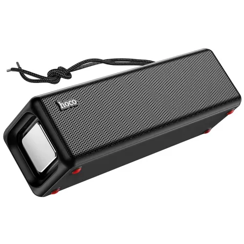 Product details of Hoco HC3 Sports Bluetooth Smart Speaker HC3 Bounce wireless speaker. Support BT, TF card, USB, AUX, FM and other playback modes. For 6 hours of calls and audio. BT V5.0, with 2400mAh battery. Brand: Hoco Model: HC3 BT 5.0 chip: JL. Battery capacity: 2400mAh, charging for about 3 hours. Calls / music time: 6 hours. Speaker unit: 52mm*2, power 5W*2. Sizes: 194.4*81*82mm. Weight: 598g.